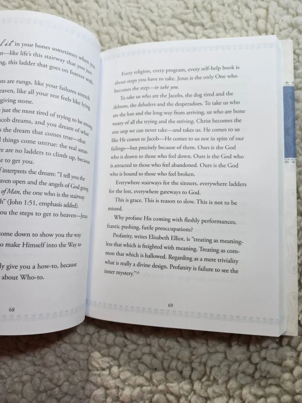Ann Voskamp The Greatest Gift Hardcover Devotional Advent Christms 9781414387086 - Picture 6 of 13